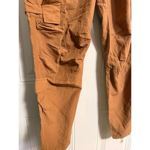 Aéropostale Active Utility Cargo Pants SZ Medium Nylon Cotton Drawstring Zipper - Picture 5 of 10